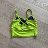 Five Dancewear, Formation Crop Top in Lime Green, PA Child 12/14