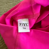 Five Dancewear, Everyday Shorts in Hot Pink, YM Child 5/6 - Final Sale