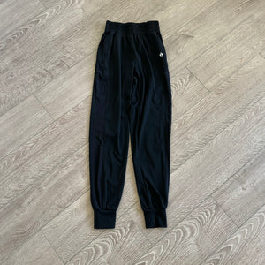 Werk Dancewear, Crush Joggers Mesh Detail with Pocket in Black, YL Child 8/10