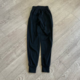 Werk Dancewear, Crush Joggers Mesh Detail with Pocket in Black, YL Child 8/10