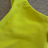 Tiger Friday, Ruth Bralette in Ribbed Yellow, CL Child 8/10 - Final Sale
