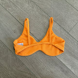 Tiger Friday, Ruth Bralette in Monarch Yellow Orange, AXS Women's 0/2 - Final Sale