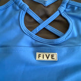 Five Dancewear, Formation Crop Top in Blue Jay, PA Child 12/14 - Final Sale