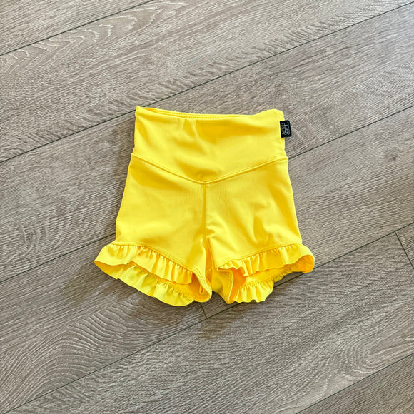 Tiger Friday, Filly Bootie Shorts in Lemon Yellow, CM Child 6/8