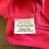 Tiger Friday, Horizon Ribbed Shorties in Catwalk Pink, CXL Child 10/12 - Final Sale