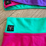 Kandi Kouture, Tri-Color Set in Teal Purple Pink, CL Child 7/8 - Final Sale