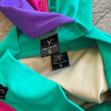 Kandi Kouture, Tri-Color Set in Teal Purple Pink, CL Child 7/8 - Final Sale