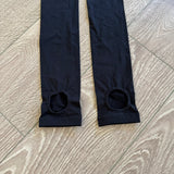 Tiger Friday, Stirrup Tights in Black, Child L/XL - Final Sale