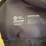 Jo+Jax, Mesh Detail Black Joggers with Gold Zippers, YS Child 5/7 - Final Sale
