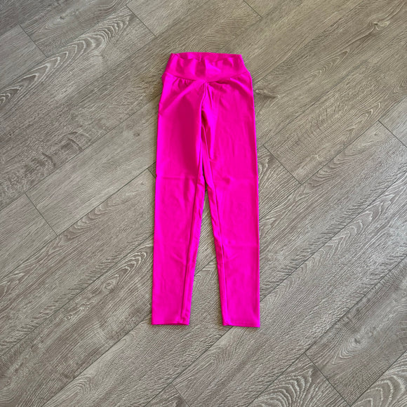 AA Dance, Classic Leggings in Neon Pink, CL Child 8/9 - Final Sale