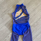AA Dance, Sandy Unitard in Royal Blue, CM Child 6/7