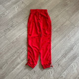 Five Dancewear, Bright Red Drawstring Joggers, YXL Child 10 - Final Sale