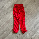 Five Dancewear, Bright Red Drawstring Joggers, YXL Child 10 - Final Sale