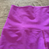 Five Dancewear, Ribbed Biker Shorts in Bright Purple, PA Child 12/14 - Final Sale