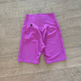 Five Dancewear, Ribbed Biker Shorts in Bright Purple, PA Child 12/14 - Final Sale