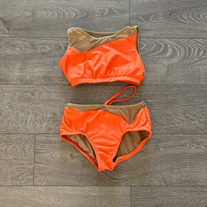 Patrick J, Vivid Set in Neon Coral Orange, CXL Child 8/10 - Final Sale