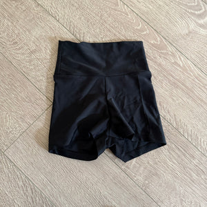 Natalie Dancewear, Black Biker Shorts, Child 6/7 - Final Sale