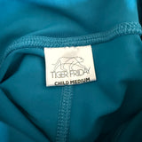 Tiger Friday, Retro Flare Leggings in Blue Jay, CM Child 6/8 - Final Sale