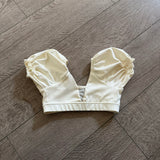 Tiger Friday, Damsel Bralette in Ivory White, CM Child 6/8 - Final Sale