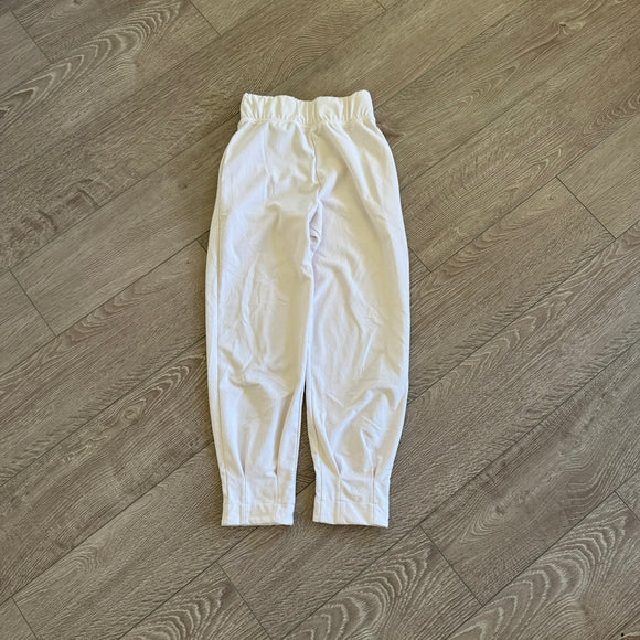 Five Dancewear, White Airbrush Joggers with Pockets, YXL Child 10