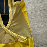 Five Dancewear, Mustard Yellow Mesh Back Leotard, YXL Child 10 - Final Sale