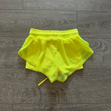 Purple Pixies, Fame Shorts in Neon Yellow, CS Child 6/7