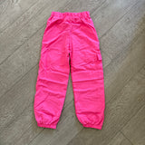 Pocket Cargo Jogger Pants with Chain in Hot Pink, Child 8