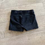 Jo+Jax, Logo Bootie Shorts in Black, YM Child 7/8 - Final Sale