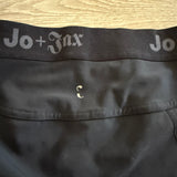 Jo+Jax, Logo Bootie Shorts in Black, YM Child 7/8 - Final Sale