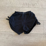 Blue Water, Side Tied Shorts in Black, CM Child 6/7 - Final Sale