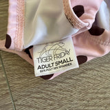 Tiger Friday, True Cami Bra in Antique Dot Pink Brown, AS Women's 2/4