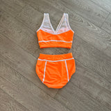 LA Dance Designs, Nova Set in Neon Orange, Child Jr 10/12