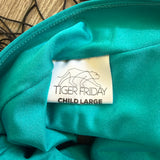 Tiger Friday, Shimmy Ballroom Briefs in Aquamarine Teal, CL Child 8/10