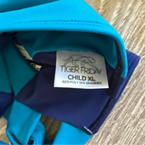 Tiger Friday, June Crop Top in Acadia Blue, CXL Child 10/12