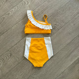 Jo+Jax, Sweet Top and Sweet Trunks Set in Tangerine, YM Child 8/10