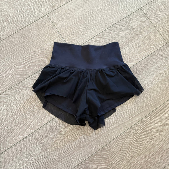 Chelsea B, Petal Skirt with Attached Shorts in Black, CS Child 6/7 - Final Sale