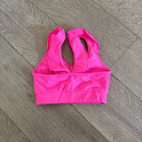 Purple Pixies, Olivia Ruffle Top in Neon Pink, CS Child 6/7