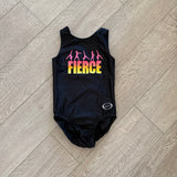 Ozone, Feelin' Fierce Leotard in Black, YL - Final Sale