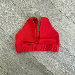 Tiger Friday, Twisted Sister Bralette in Red, CL Child 8/10