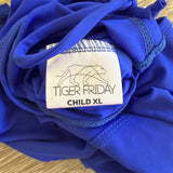 Tiger Friday, Bombshell Jumpsuit in Royal Blue, CXL Child 10/12 - Final Sale