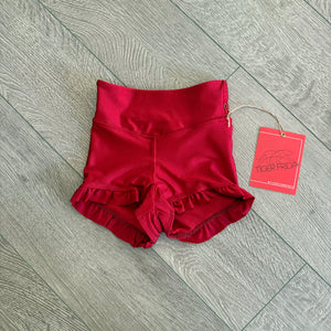 Tiger Friday, Radiance Filly Bootie Shorts in Ruby Red, CM Child 6/8