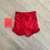 Tiger Friday, Radiance Filly Bootie Shorts in Ruby Red, CM Child 6/8