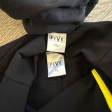 Five Dancewear, Icon Bra and Shorts Set in Black Yellow, Child 7/8 - Final Sale