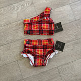 Kandi Kouture, Christmas Red Plaid Set, CL Child 7/8 - Final Sale