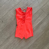 Tiger Friday, Bombshell Jumpsuit in Firebird Orange, CXL Child 10/12
