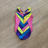 GK Elite, Colorful SoCal Leotard, CM Child 7/8 - Final Sale