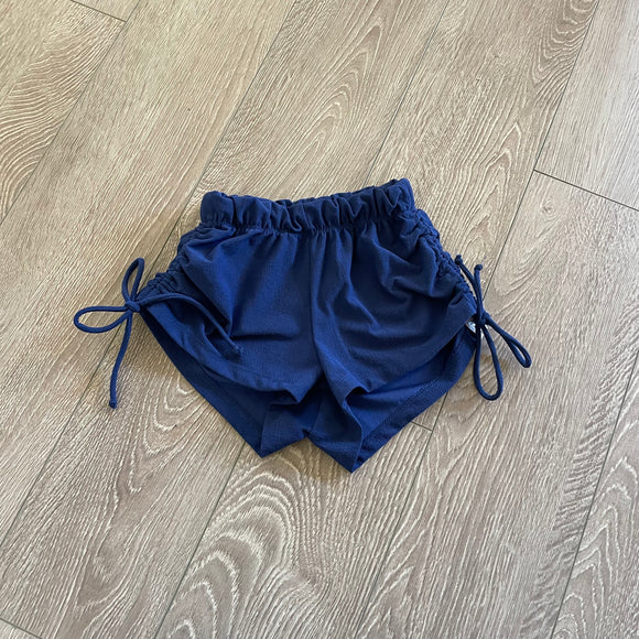 Five Dancewear, High Tied Shorts in Navy Blue, YM Child 5/6