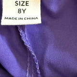 Pocket Cargo Hip Hop Jogger Pants in Purple with Black Trim, Child 8