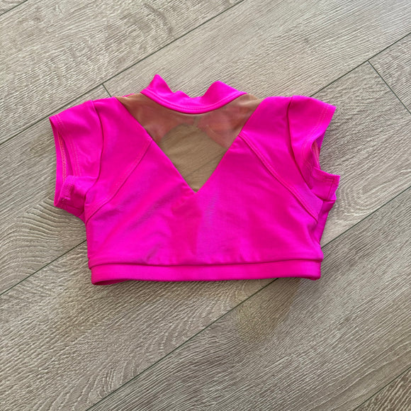 AA Dance, Cabana Top in Neon Pink, CL Child 8/9