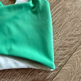 Five Dancewear, Double Down Bra in Teal Green, AXS Women's 0/2 - Final Sale